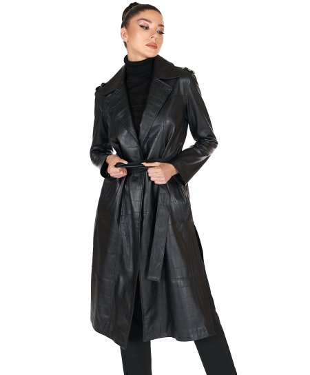 Trench in pelle cocco...