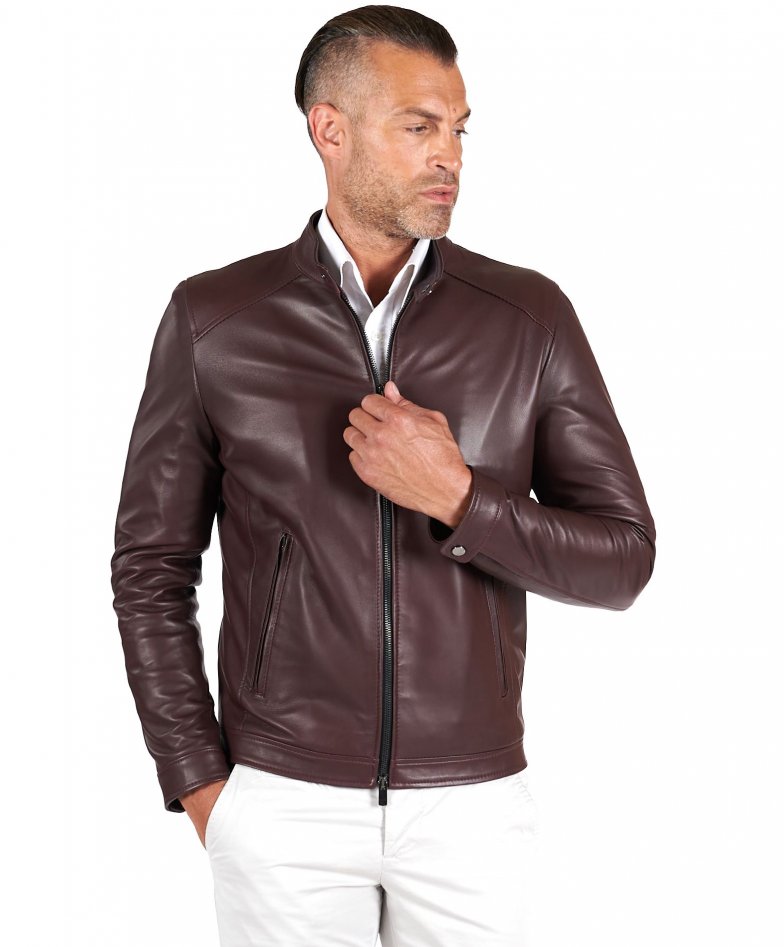 Giacca bordeaux top