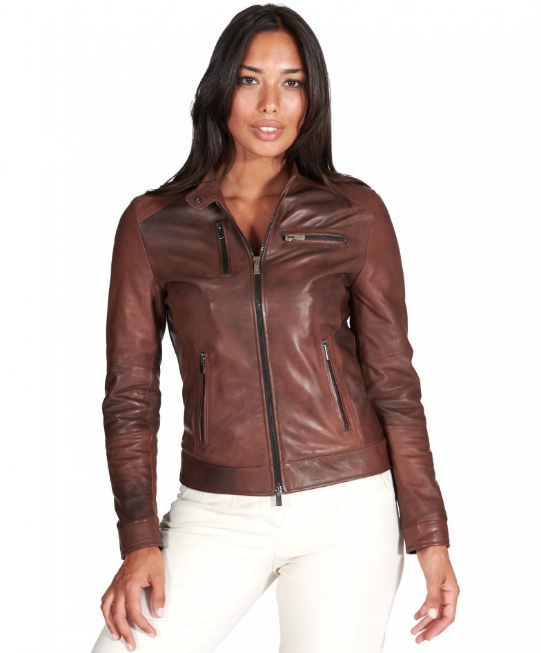 Giacca donna marrone outlet