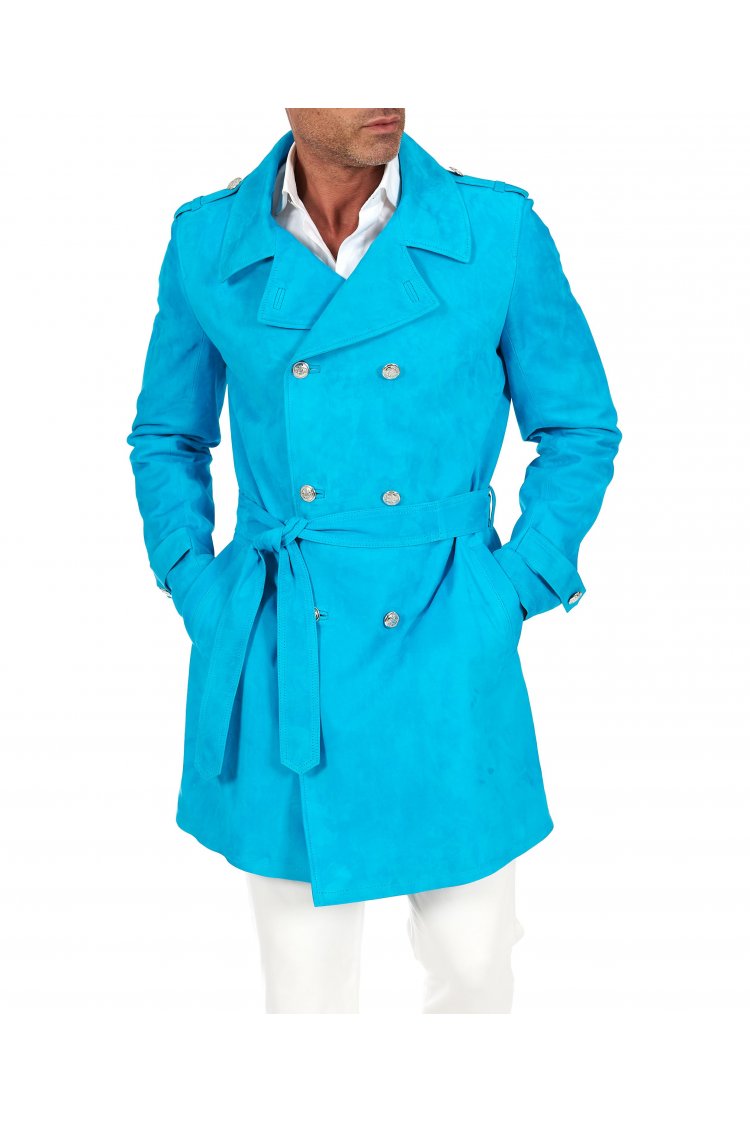 Cappotto in pelle camoscio...