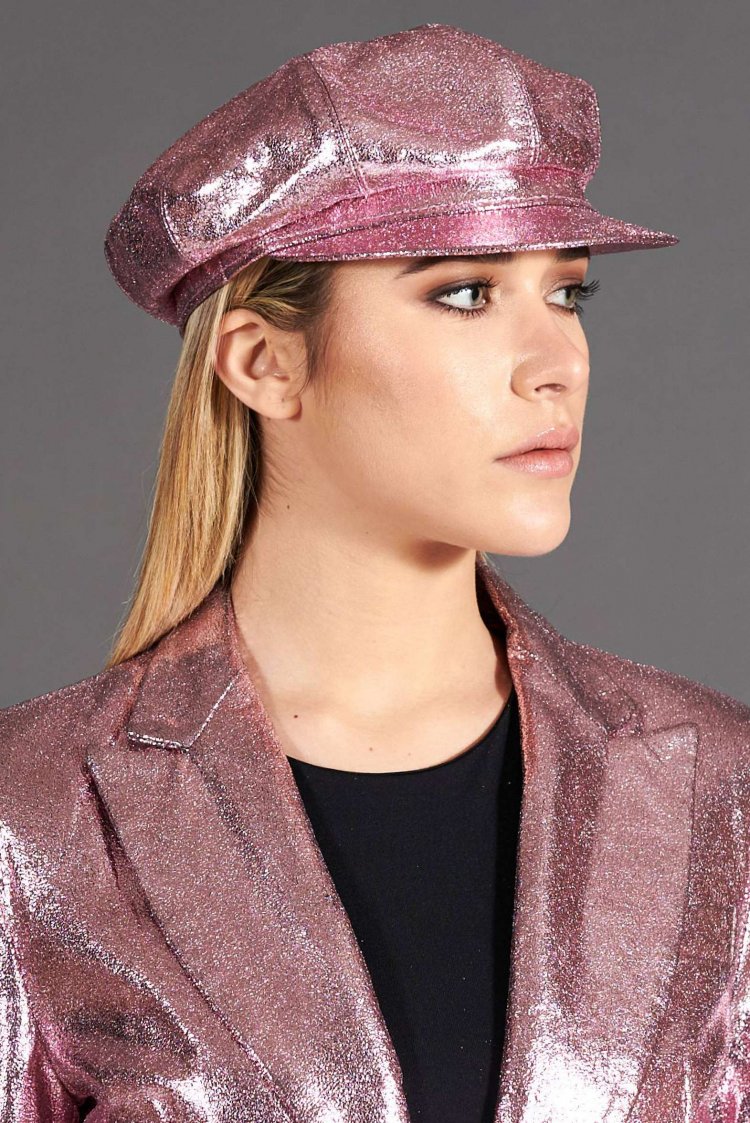 Cappello da donna in pelle...