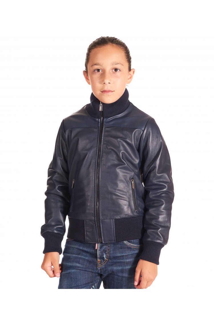 Bomber Baby Unisex in pelle...