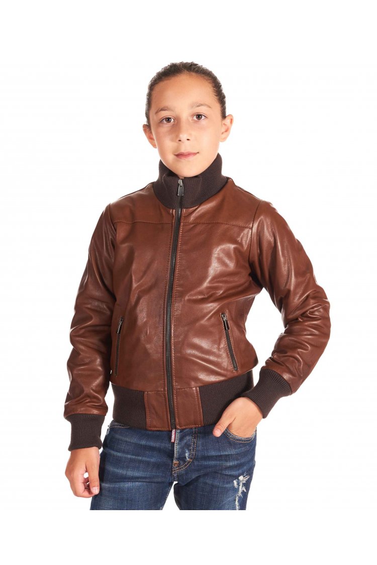 Bomber Baby Unisex in pelle...