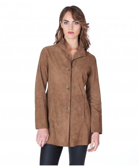 Giacca in camoscio donna on sale