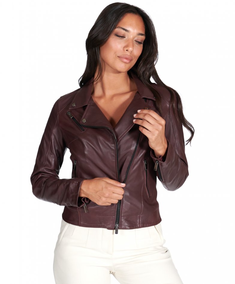 Chiodo hot sale bordeaux donna