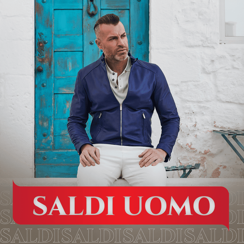 Giacca pelle uomo in saldo