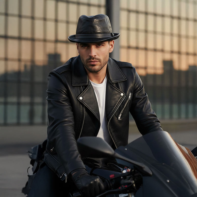 Cappelli in pelle Uomo