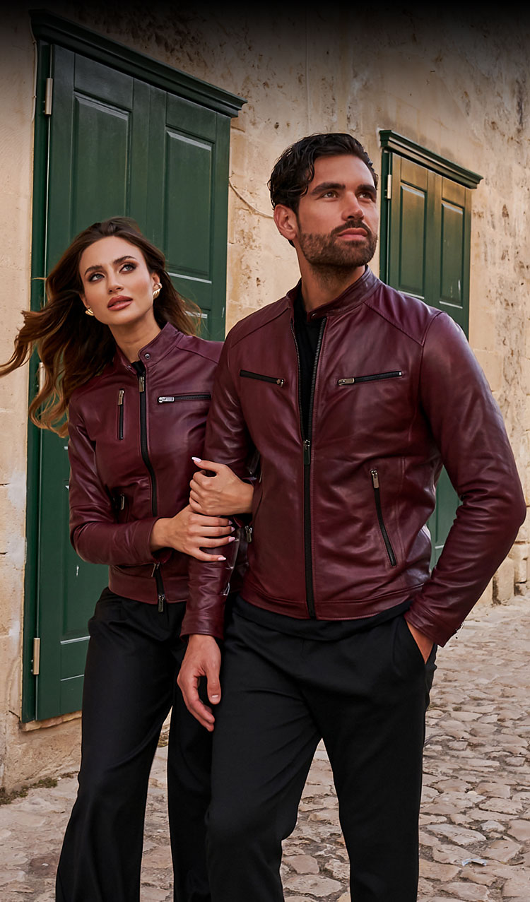 Abbigliamento in pelle sales