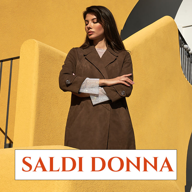 Giacca pelle Donna in saldo
